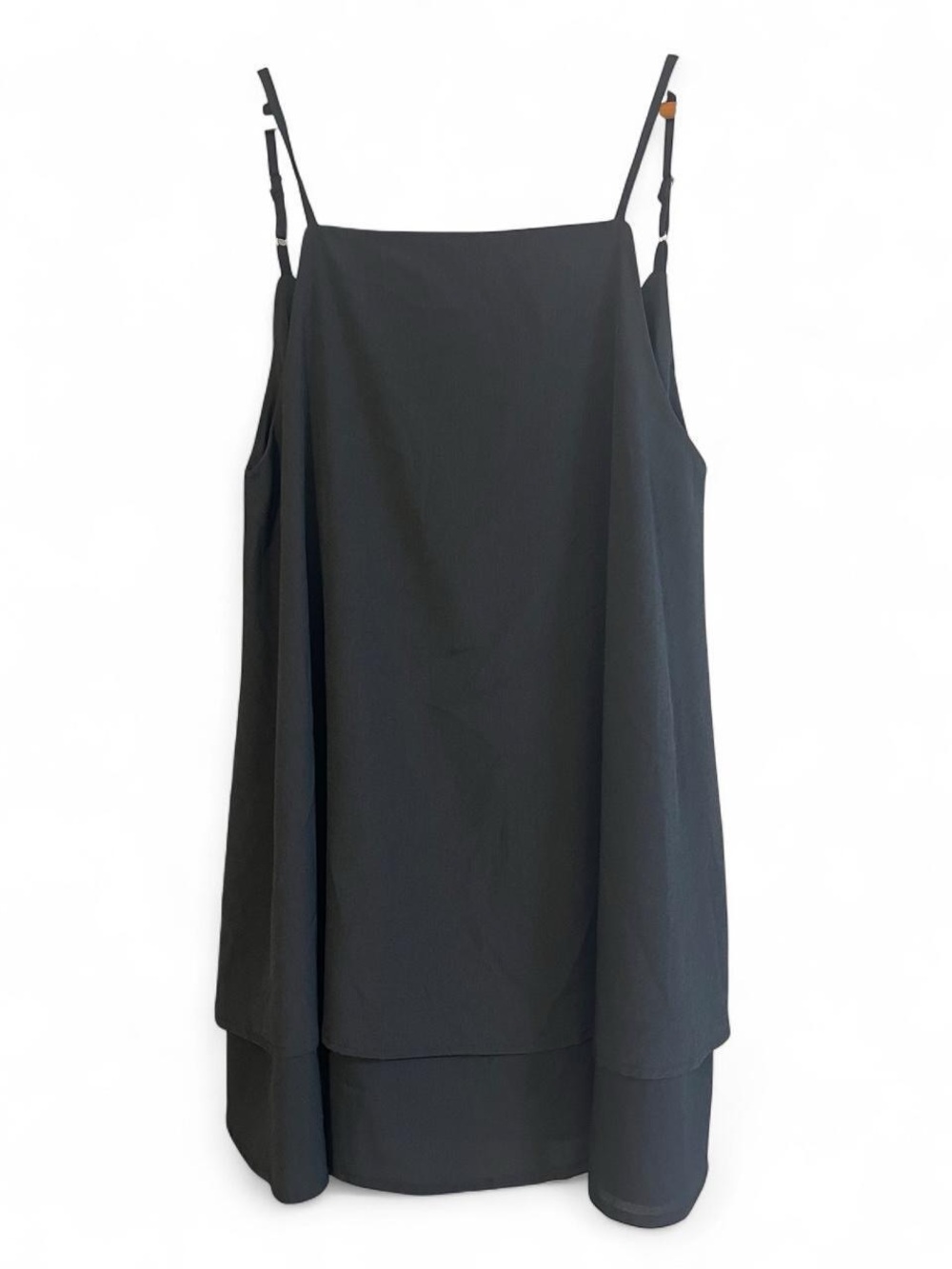 Black Spaghetti Strap BabyDoll Dress